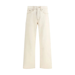 Sunflower Cream Cotton Relaxed Fit Jeans