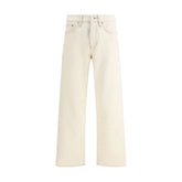 Sunflower Cream Cotton Relaxed Fit Jeans - W31