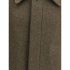 Sunflower Green Fleece Wool Coat - IT52 | XL