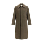 Sunflower Green Fleece Wool Coat - IT52 | XL - Overcoats