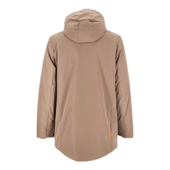Suns Beige Polyester Jackets & Coat - Parkas