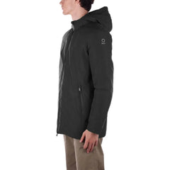 Suns Black Polyester Jackets & Coat - Rain Coats