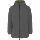 Suns Gray Polyester Jackets & Coat - Rain Coats