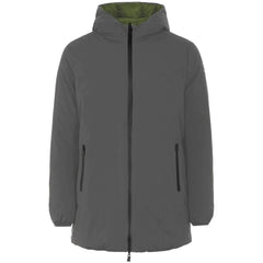Suns Gray Polyester Jackets & Coat - Rain Coats