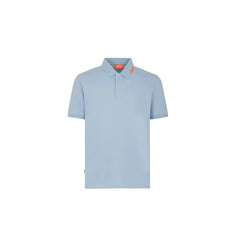 Suns Light Blue Cotton Men Polo Shirt - Polos