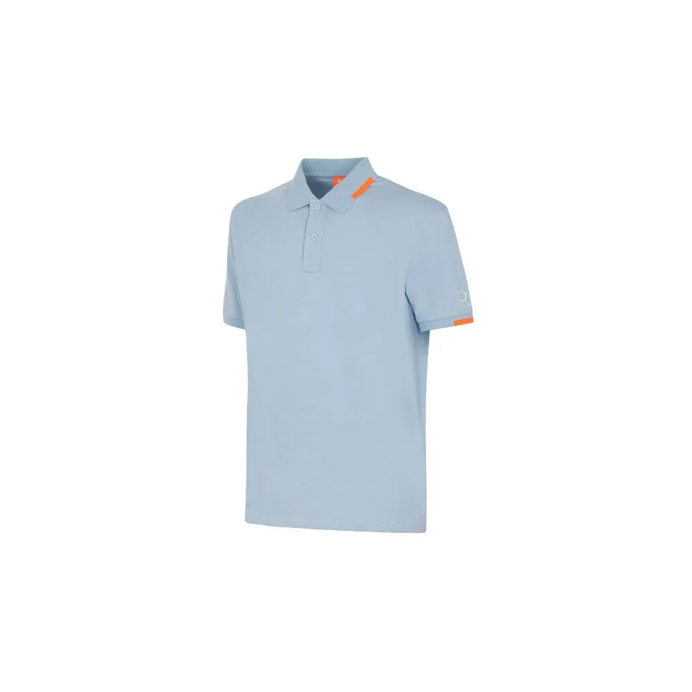 Suns Light Blue Cotton Men Polo Shirt - Polos