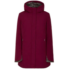Suns Red Polyester Jackets & Coat - Parkas