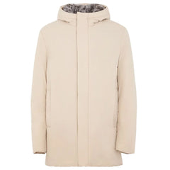 Suns White Polyester Jackets & Coat - Parkas