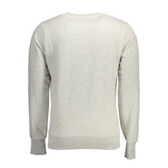 Superdry Gray Cotton Men Sweater - XXL - Sweatshirts