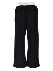 T BY ALEXANDER WANG Black Cotton Joggers (Workout Pants) - M