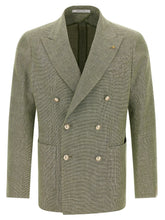 Tagliatore Bicolor Linen Blazer - XXL
