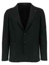 Tagliatore Black Virgin Wool Blazer - IT56 | XL