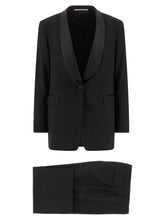 Tagliatore Black Virgin Wool Two-Piece Suit