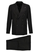 Tagliatore Black Virgin Wool Two-Piece Suit - IT56 | XL