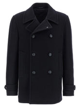 Tagliatore Blue Wool Coat - IT56 | XL