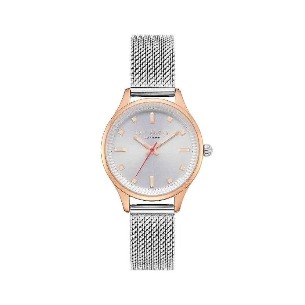Ted Baker Silver Stainless Steel Watch - Watches