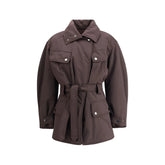 The Andamane Purple Polyester Coat - IT38 | S