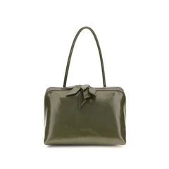 The Attico Bicolor Calf Leather Bos Taurus Shoulder Bag