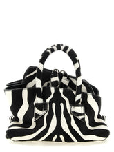The Attico Zweifarbige Handtasche aus Kalbsleder