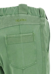 The Attico Bicolor Cotton Casual Pants