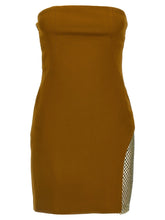 The Attico Bicolor Marabou Short Dress - IT42