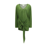 The Attico Bicolor Viscose Casual Jurk