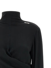 The Attico Black Acetate Tank Tops