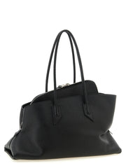 The Attico Black Bovine Leather Shoulder Bag