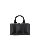 The Attico Black Calf Leather Bos Taurus Shoulder Bag