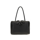 The Attico Black Calf Leather Bos Taurus Shoulder Bag
