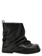 The Attico Black Calfskin Ankle Boots - EU36/US6