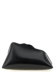 The Attico Black Calfskin Clutch Bag