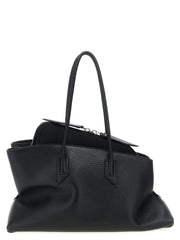 The Attico Black Calfskin Shoulder Bag