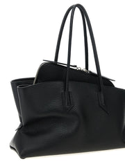 The Attico Black Calfskin Shoulder Bag