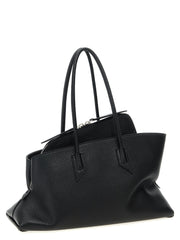 The Attico Black Calfskin Shoulder Bag