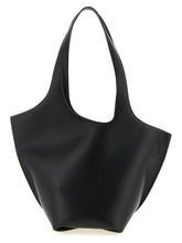 Le Sac à Épaule Attico Noir en Veau