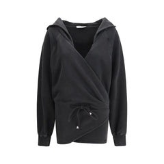 The Attico Black Cotton Casual Dress