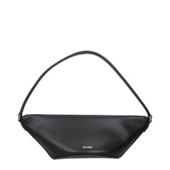 The Attico Black Leather Handbag