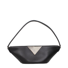 The Attico Black Leather Handbag