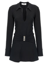 The Attico Black Marabou Short Dress - IT38