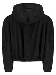 The Attico Black Polyamide Bomber