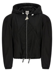 The Attico Black Polyamide Bomber