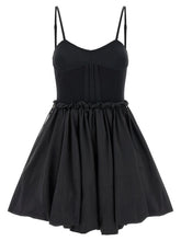 The Attico Black Polyamide Short Dress