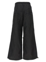 The Attico Black Polyester Casual Pants