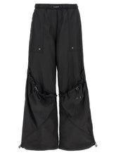 The Attico Black Polyester Casual Pants