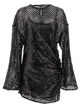 The Attico Black Polyester Short Dress - IT38