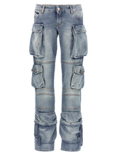 The Attico Blue Cotton Jeans Denim