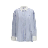The Attico Blue Cotton Pattern Shirt