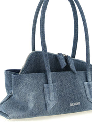 The Attico Blue Cotton Shoulder Bag