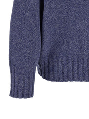 The Attico Blue Virgin Wool Cardigan